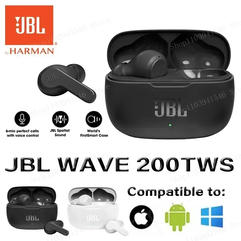 JBL Wave 200TWS бездротові навушники з мікрофоном