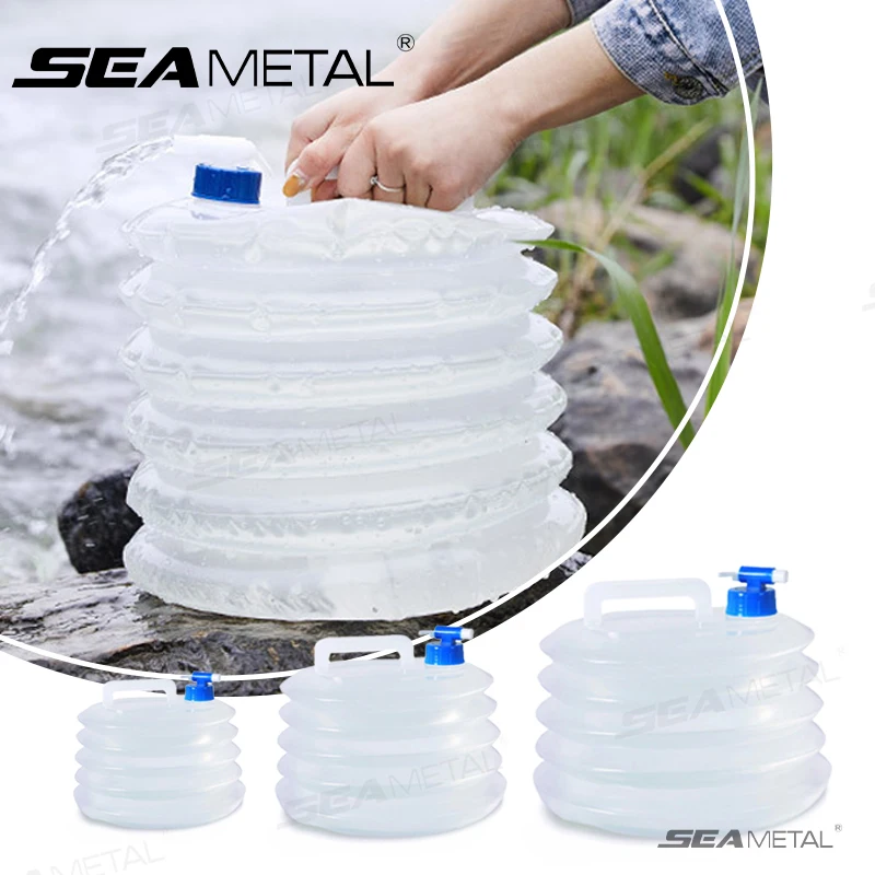 SEAMETAL 5L-15L Складане відро для авто та походів